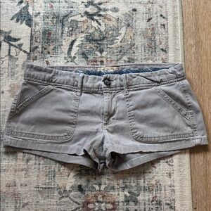 Hollister Y2K Gray Shorts Women's Cargo Shorts size 5 Vintage